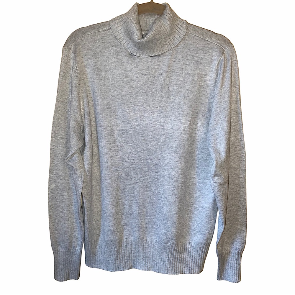 NWT Grey Mock /Turtle Neck Long Sleeve Sweater XXL